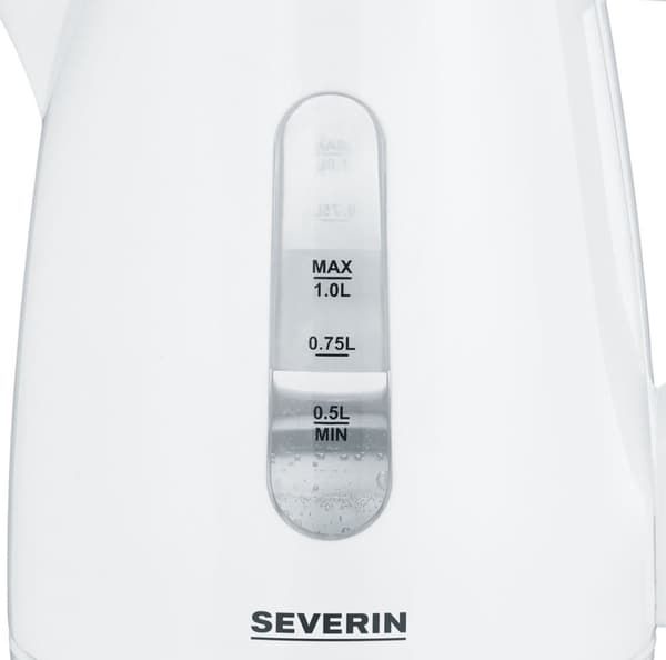 Severin WK 3411 elkedel 1 L 2200 W Hvid