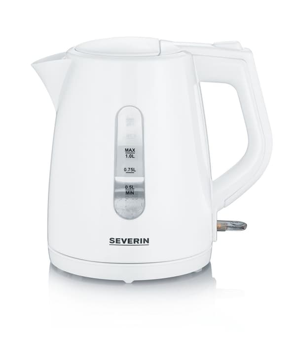 Severin WK 3411 elkedel 1 L 2200 W Hvid