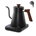 Miniatyrbillede 2 af 2: Elektrisk Gooseneck Kedel, 1200W Effekt, Justerbar Temperatur 40-100 °C, Sikkerhedsfunktion,sort, EU