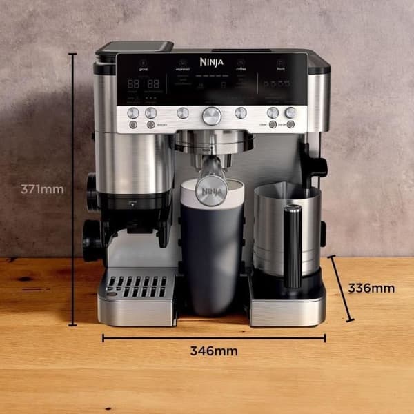 Kaffemaskin - NINJA - ES601EU Luxe Premier - 1650 W - 2 Liter - Rostfritt stål