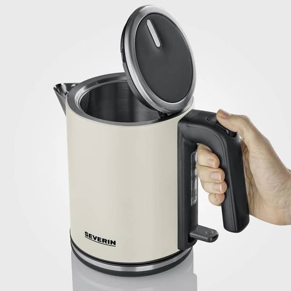 Vattenkokare - Severin - 9577 - Lackerad rostfritt stål - 2400 Watt - 1 liter - Utan BPA