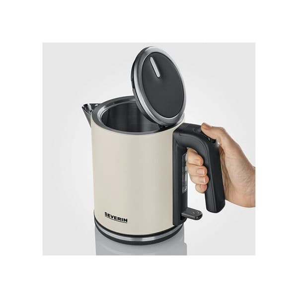 Vattenkokare - Severin - 9577 - Lackerad rostfritt stål - 2400 Watt - 1 liter - Utan BPA