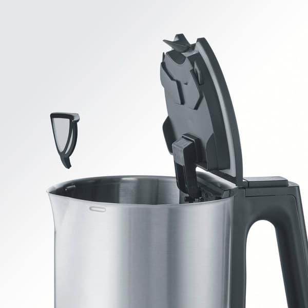 Severin WK 3409 elkedel 1,7 L 2200 W Sort, Rustfrit stål