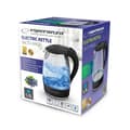 Miniatyrbillede 4 af 5: Kedel Esperanza Sort Glas Plastik 2200 W 1,7 L