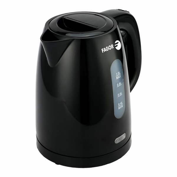 Kedel Fagor teya noir 2200 W 1 L Sort Rustfrit stål Plastik