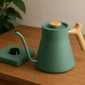 Miniatyrbillede 8 af 8: Kedel Fellow Grøn Træ Rustfrit stål 900 ml