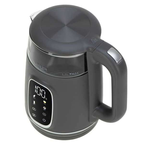 Kedel Adler AD 1305gs Grå Sølvfarvet 2200 W 1,7 L