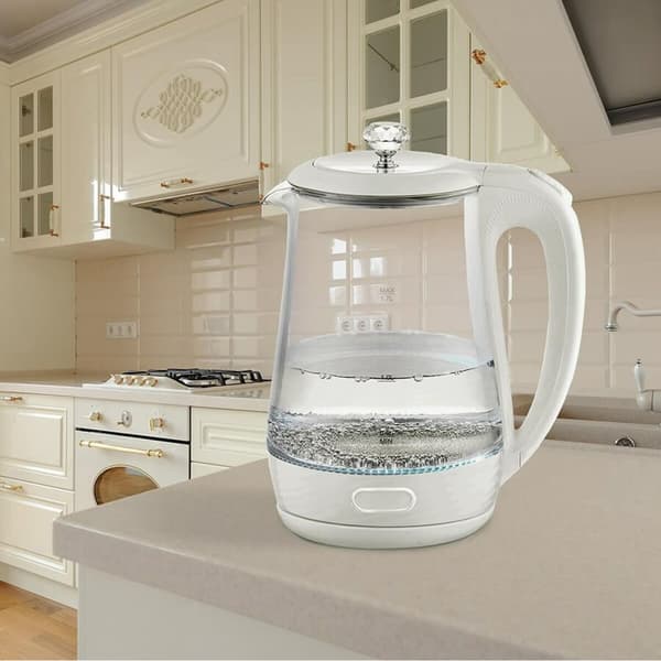 Vattenkokare Feel Maestro MR-052 Blå Glas 2200 W 1,7 L
