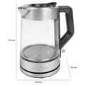 Miniatyrbillede 4 af 5: Kedel Proficook PC-WKS 1190 G Sølvfarvet 2200 W 1,7 L