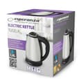 Miniatyrbillede 2 af 2: Kedel Esperanza EKK104X Rustfrit stål Plastik 2200 W 1,8 L