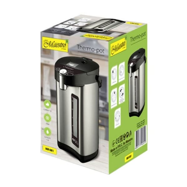 Vedenkeitin Feel Maestro MR-081 Hopeinen Ruostumaton teräs 750 W 4,5 L