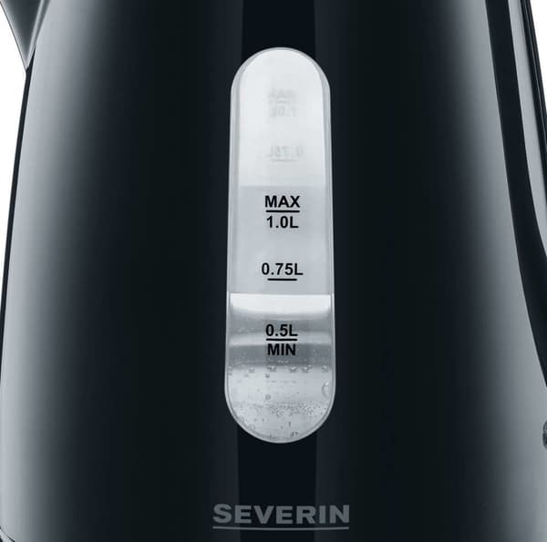 Severin WK 3410 elkedel 1 L 2200 W Sort