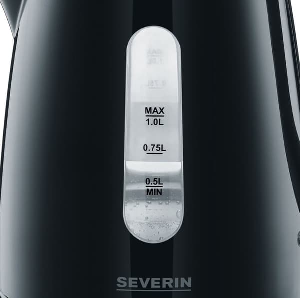 Severin WK 3410 elkedel 1 L 2200 W Sort