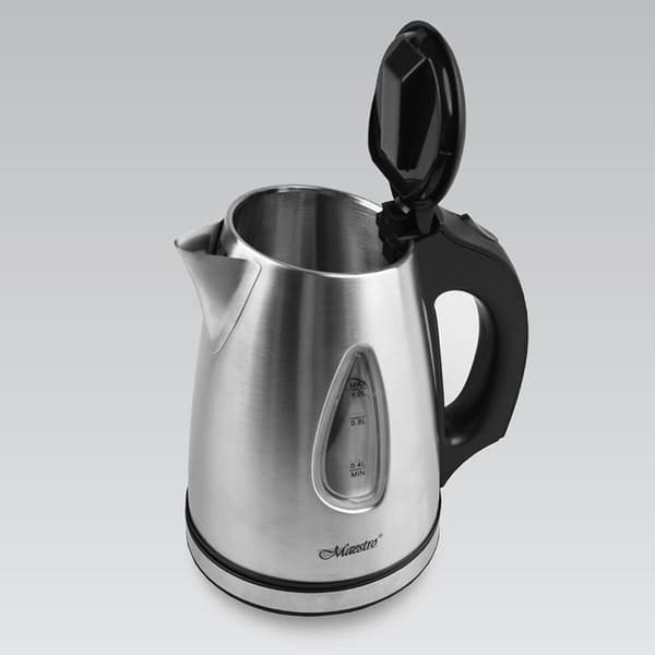 Vedenkeitin Feel Maestro MR-029New Valkoinen Musta Ruostumaton teräs 1600 W 1 L