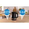 Miniatyrbild 5 av 11: Vattenkokare BOSCH TWK4M223 Svart Plast 2400 W 1,7 L
