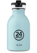 Miniatyrbild 1 av 5: Vattenflaska  250ml Urban Cloud Blue - 24Bottles