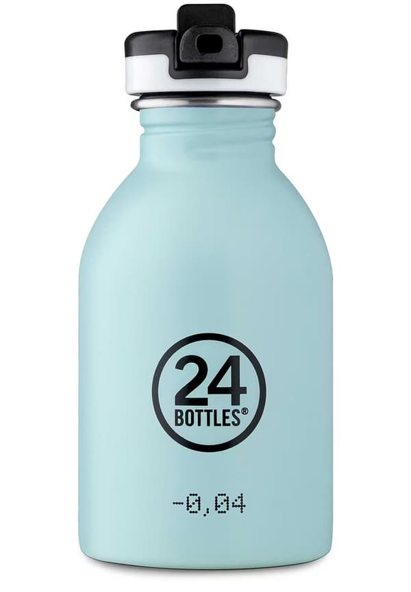 Vattenflaska  250ml Urban Cloud Blue - 24Bottles