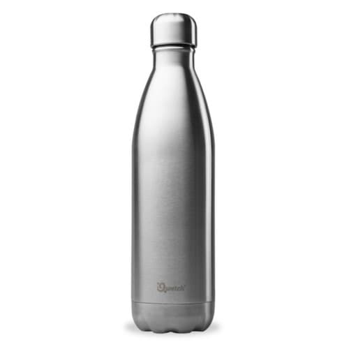 Isolerad vattenflaska av metall 750 ml Brushed Steel - Qwetch