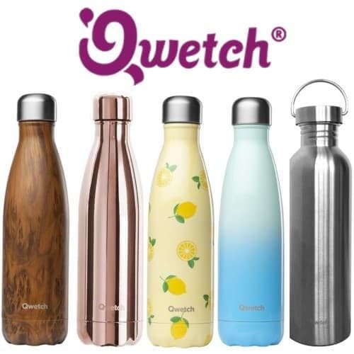 Plastfri vattenflaska av stål 0,5 liter - Qwetch