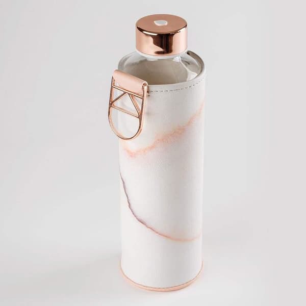 EQUA vattenflaska glas 750ml Mismatch Lava