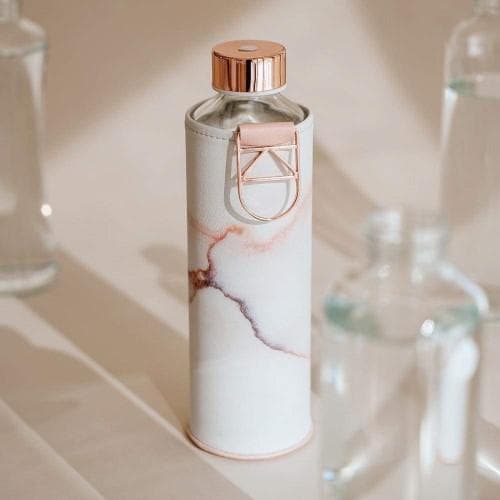 EQUA vattenflaska glas 750ml Mismatch Lava