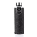 Miniatyrbild 1 av 2: EQUA vattenflaska glas 750ml Textil Mismatch Silver