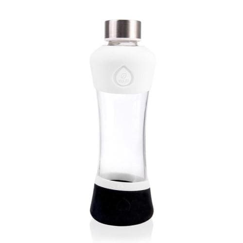 EQUA vattenflaska glas 550ml Squeeze Active White