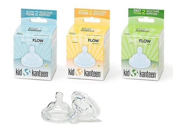 Klean Kanteen dinapp 2-pack till nappflaska av stål