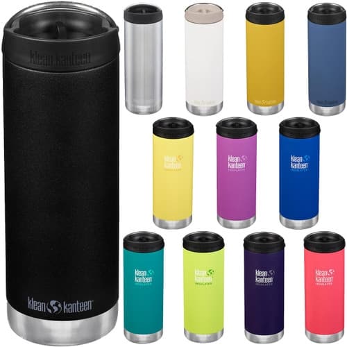 Klean Kanteen TKWide, isolerad flaska med Café Cap 473ml