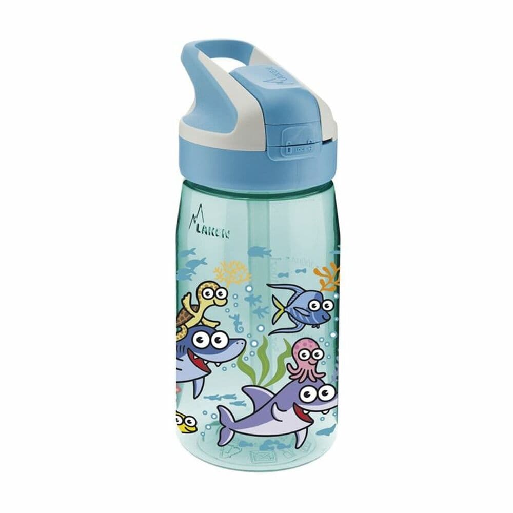 Water bottle Laken Summit Sea Friends Blue Aquamarine (0,45 L)