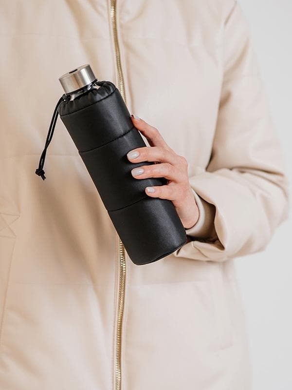 EQUA vattenflaska glas 750ml Puffy Black