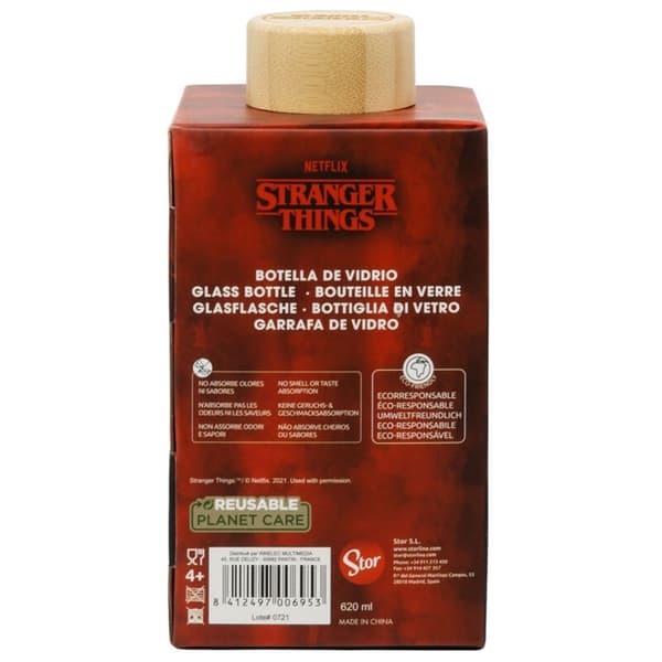 Stranger Things glass bottle 620ml