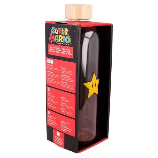 Nintendo Super Mario Bros glass bottle 1030ml