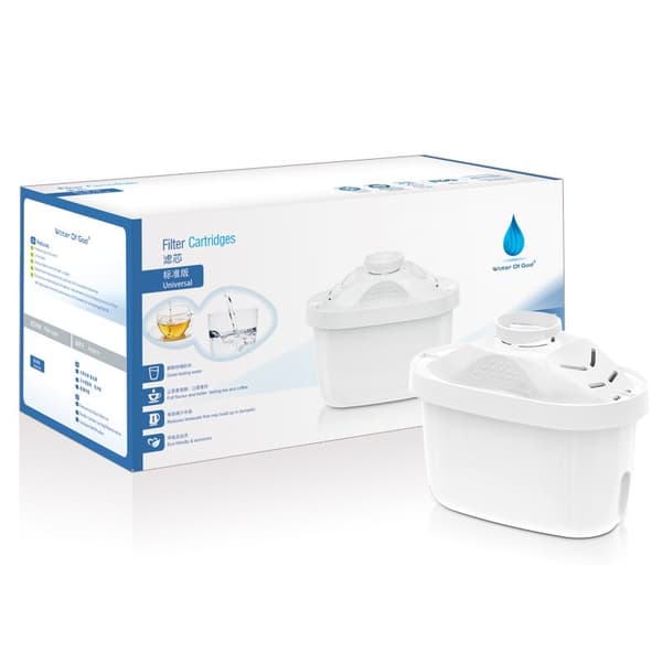 INF Oppgradert vannfilterbytte 6-pack HvitBrita Fun / Marella / Style / Aluna / Optimax