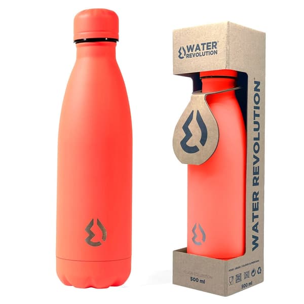 Water Revolution Fluor Coral water bottle 500ml