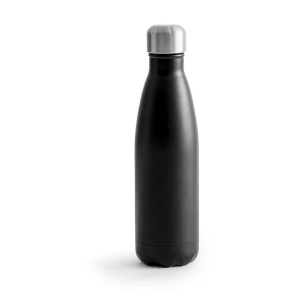 Stålflaska svart 0,5 liter