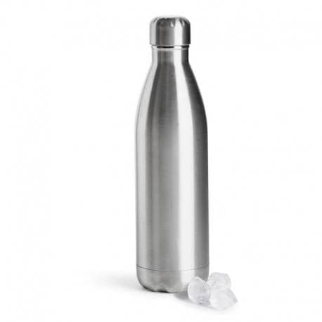Stålflaska metall 75 cl