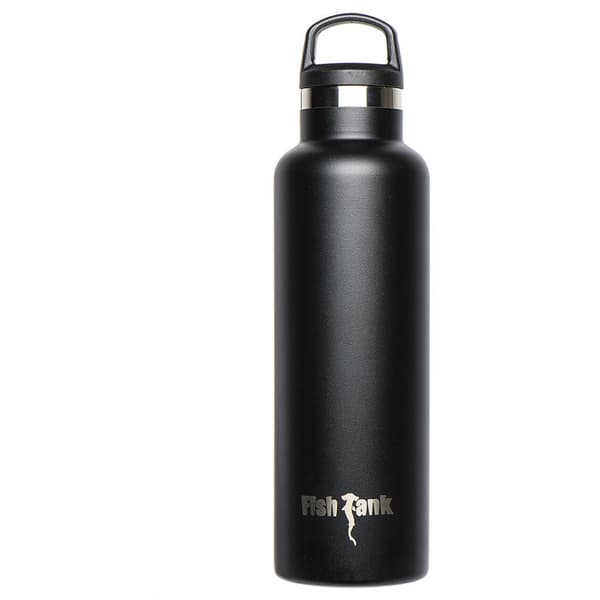 Fish Tank Flaska Logo 600ml Svart