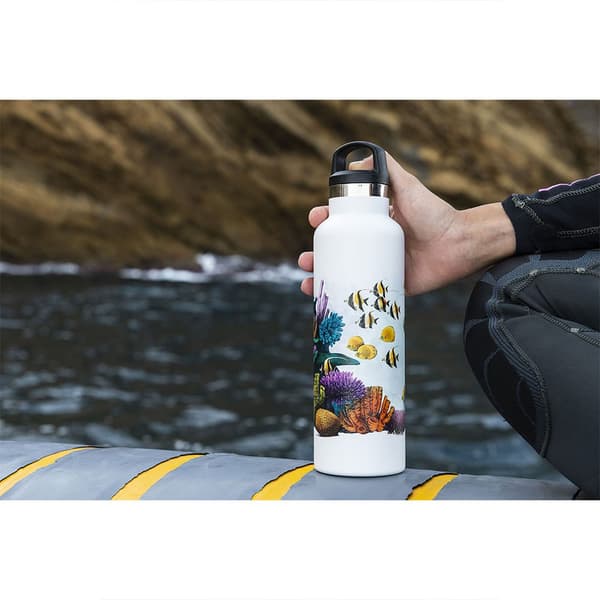 Fish Tank Revflaska 600ml Vit