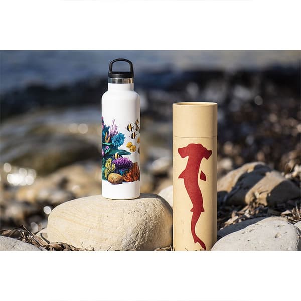 Fish Tank Revflaska 600ml Vit