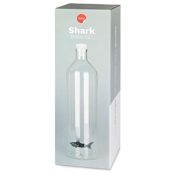 Balvi Flaske Atlantis Shark 1.2l Transparent