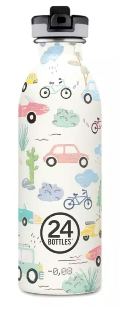 Vattenflaska 500 ml med sportkork Adventure Friends - 24Bottles