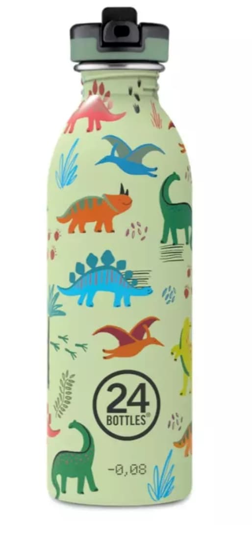Vattenflaska 500 ml med sportkork Jurassic Friends - 24Bottles