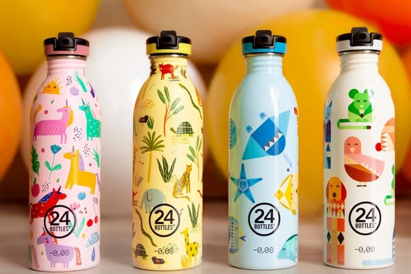 Vattenflaska 500 ml med sportkork Magic Friends - 24Bottles