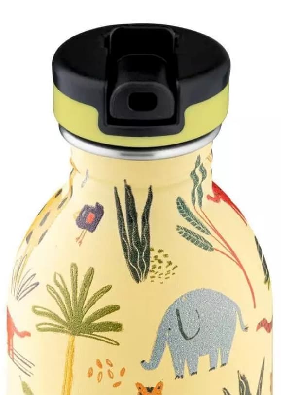 Vattenflaska 500 ml med sportkork Jungle Friends - 24Bottles