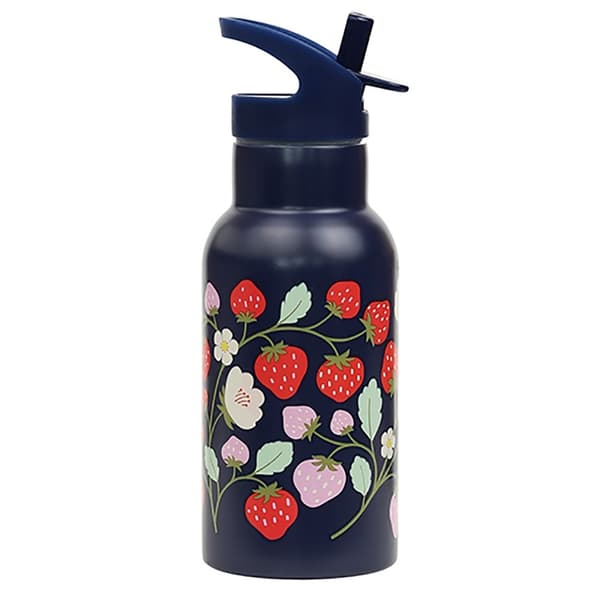 Termosflaska Strawberries av rostfritt stål - A Little Lovely Company