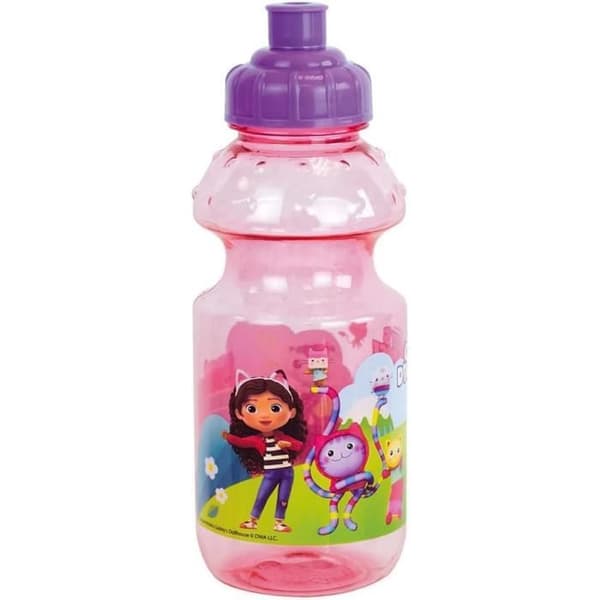 Vattenflaska - FUN HOUSE - Gabby and the Magic House - 350 ml - Barn - Återanvändbar