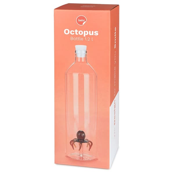 Balvi Blæksprutte Atlantis 1.2l Flaske Transparent