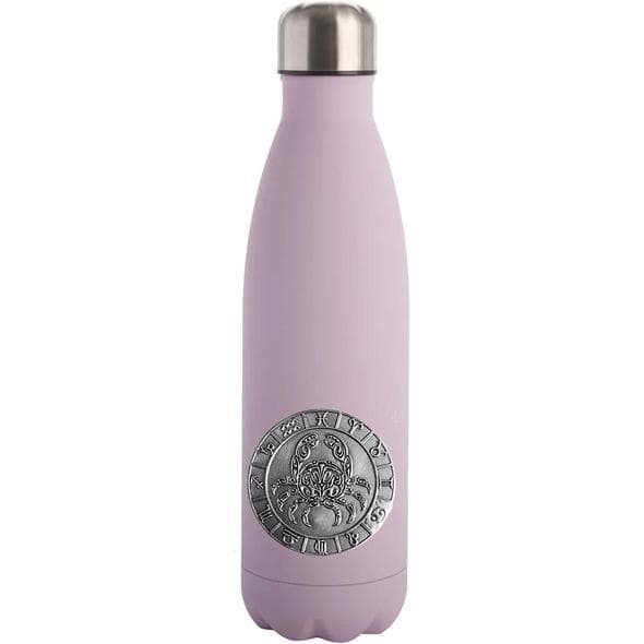 Vattenflaska med stjärntecken - Kräftan rosa