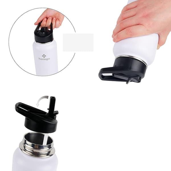 Låg med sugerør til Hydro Flask